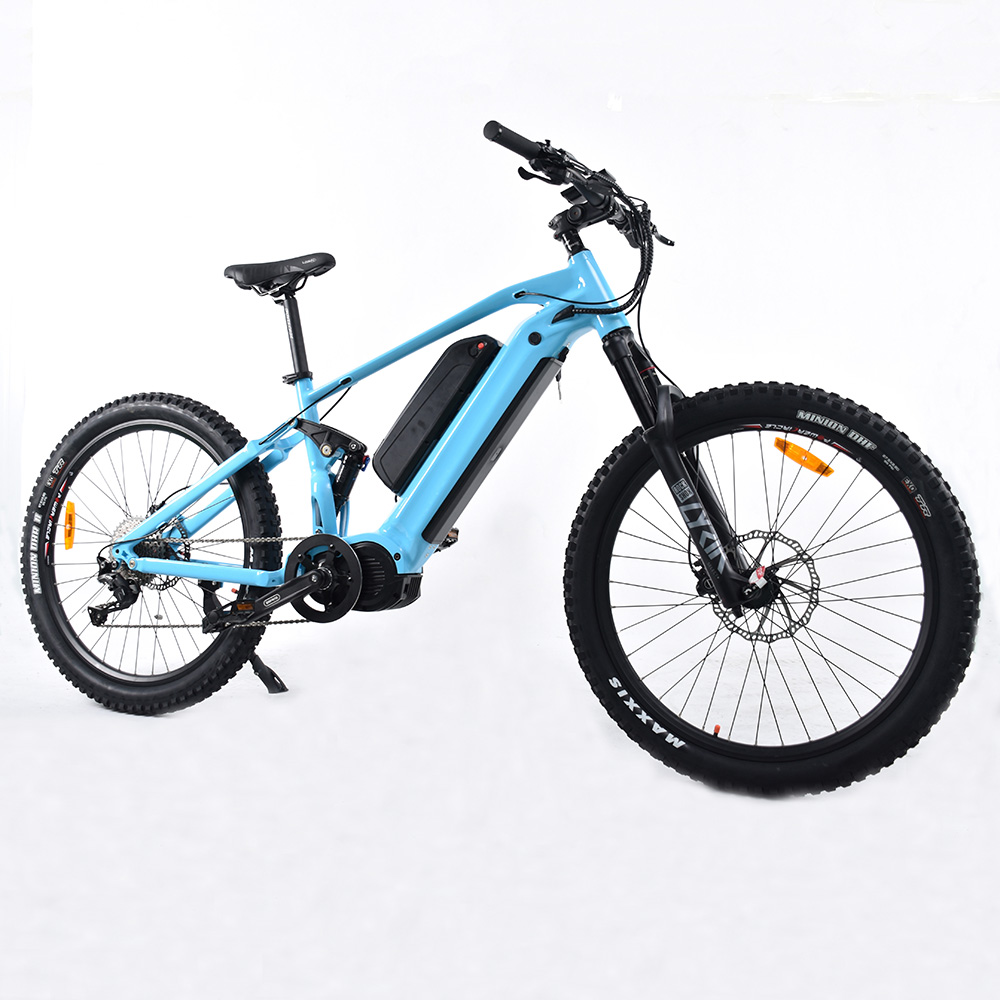 Bike a motore a medio trasmissione MTB a doppia batteria MTB potente mountain bici elettrica di montagna