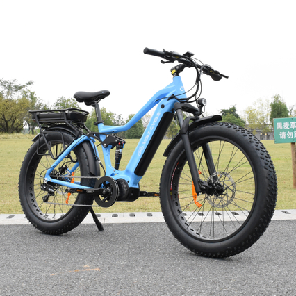 Bike E-Bike a biergola a doppia batteria a sospensione a sospensione a sospensione