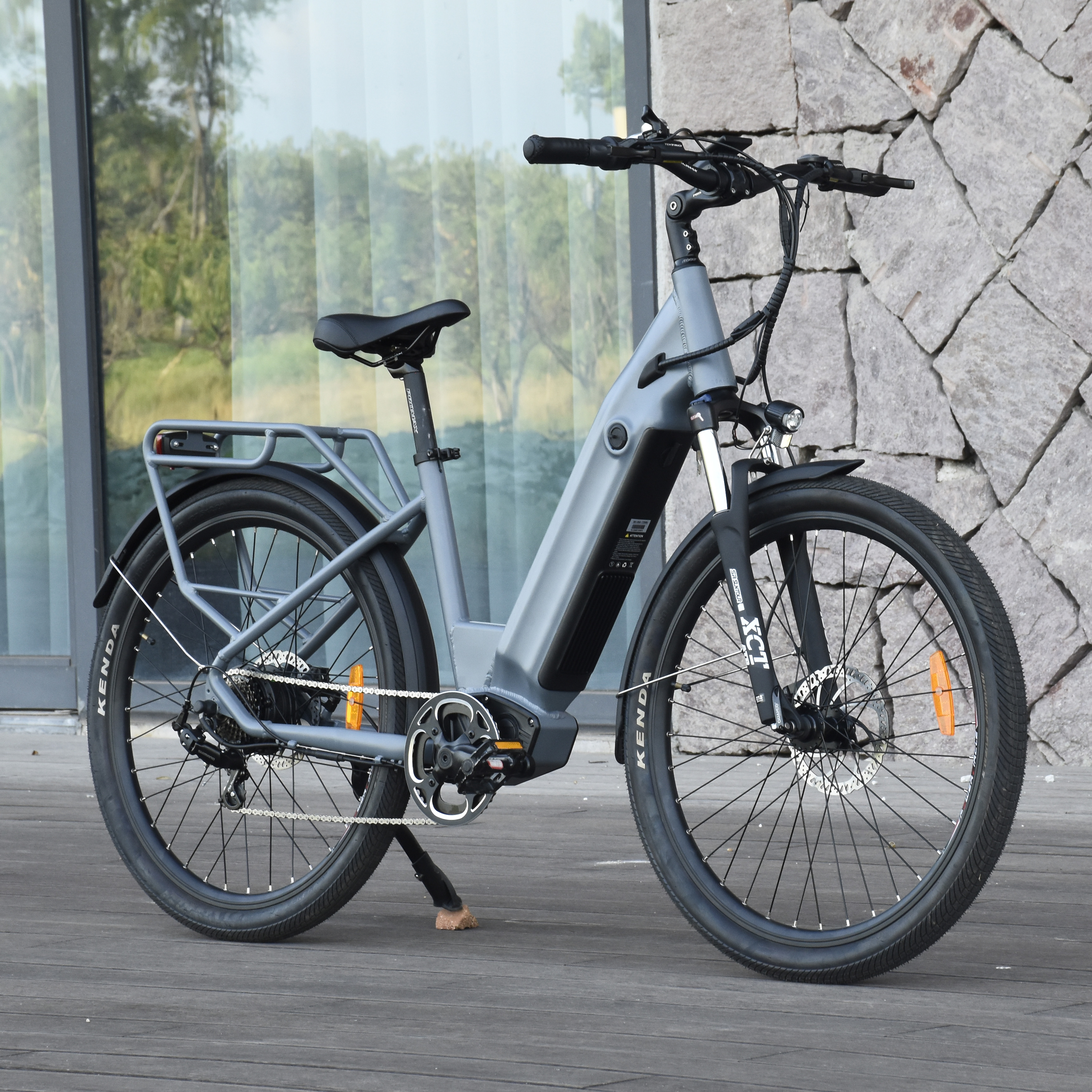 Bici da città elettrica per pneumatici Hard Tail Tiner da 500 W con mozzo posteriore per bici elettrica 