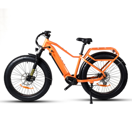 Bici elettrica Hard Tail da 26 pollici Fat Tire Bike Bafang 500 W Bici elettrica a motore centrale 