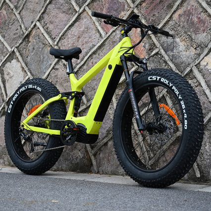 Bici elettrica in fibra di carbonio 1000W/1200W Motor Bike Truckrun Fat Tire Bike