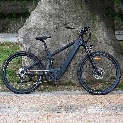 Bike elettrica in fibra di carbonio 1000W/1200 W Mid Drive Motor Bike Truckrun MTB